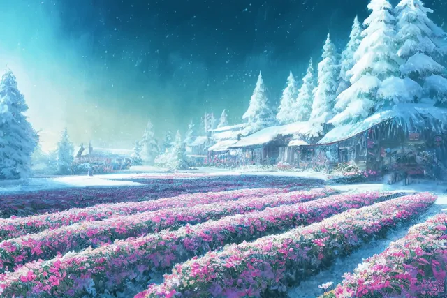 [Game Material Store]【雪の世界、雪国系背景】著作権フリーの高解像度画像（100枚）