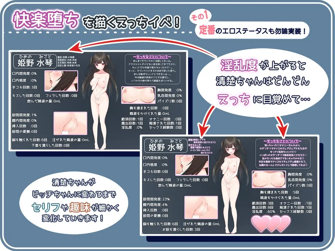 [もきゅもきゅそふと]せいそ・ざ・びっち ～清楚ちゃんのセクハラ売春性活～【スマホプレイ版】