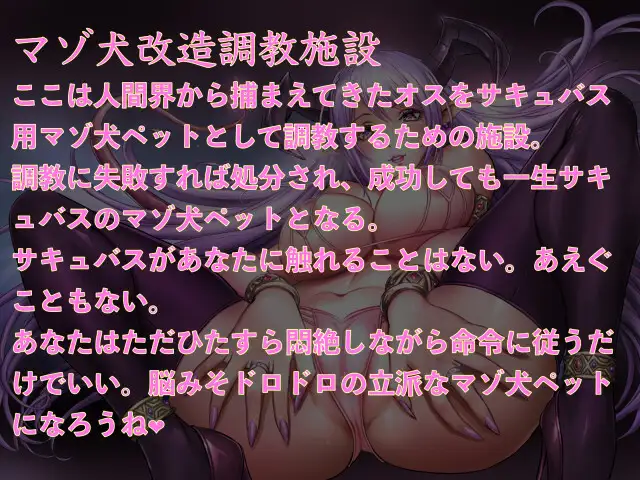 [飼育係]脳と亀頭を破壊するサキュバスのマゾ犬ペット改造調教