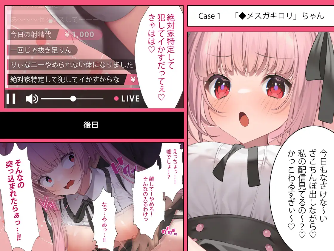 [Lapingris]【40分以上の動画付きCG集!?】配信者のオシゴト【Live2Dアニメーション動画×音声入り】