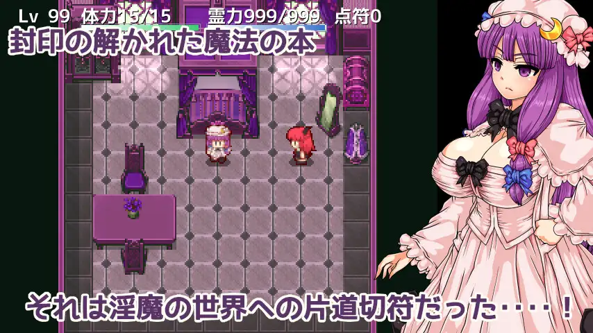 [第N本舗]パチュリーと淫魔の魔本