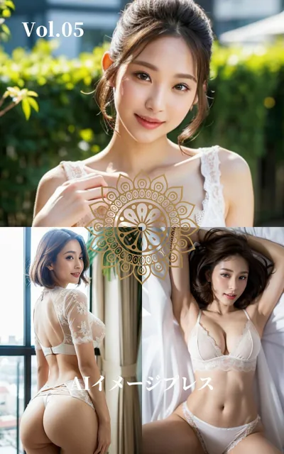 [AIイメージプレス]white sexy lingerie AI美女グラビア写真集