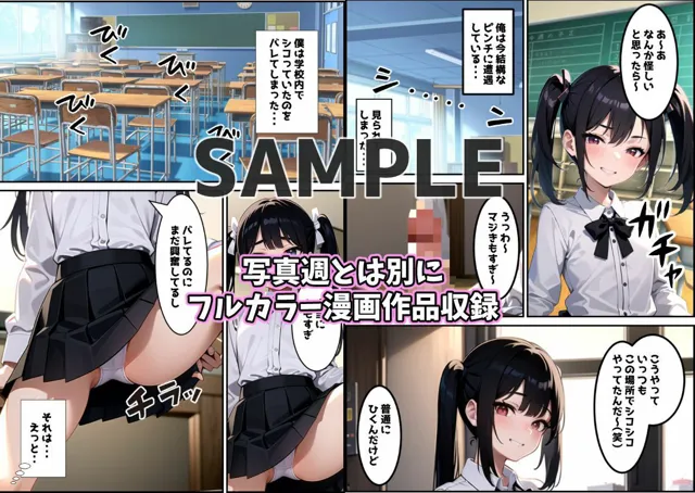 [kawaii創造]メス○キ貧乳女子にシコってるのがバレて襲われる話