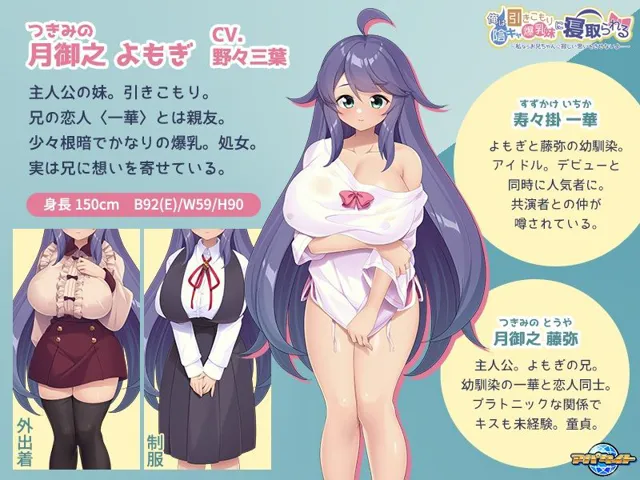 [アパタイト]俺は引きこもり陰キャ爆乳妹に寝取られる〜私ならお兄ちゃんに寂しい思いをさせないよ…〜