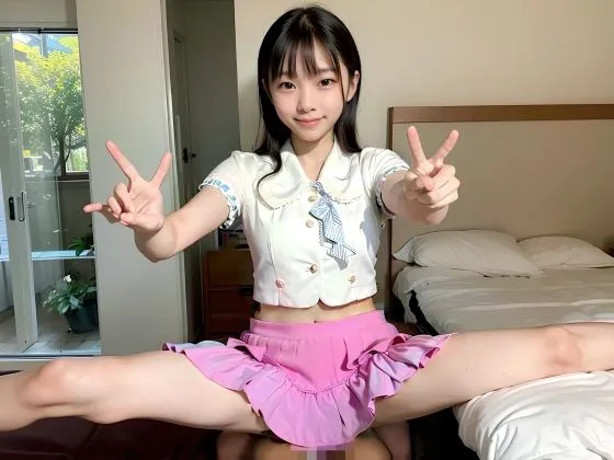 [白夜倶楽部]美少女アイドルにひたすら顔射