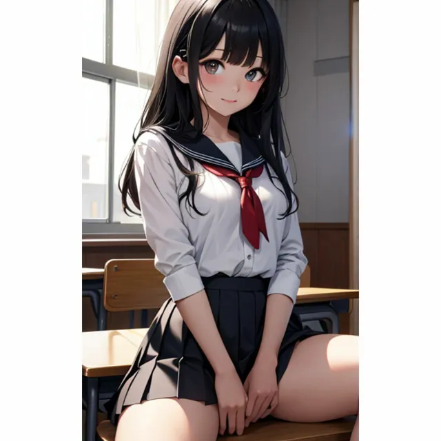 [美少女]かわいい女の子がミニスカでパンチラしてくる