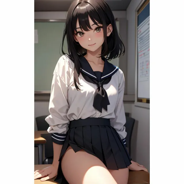 [美少女]かわいい女の子がミニスカでパンチラしてくる