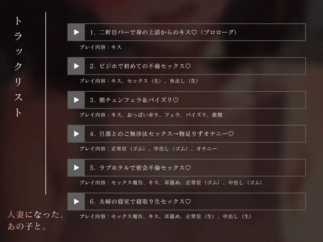 [どぐまぱにっく]人妻になった、あの子と。 〜ずっと好きだった同級生と再会したら、ラブラブ寝取りオホハメセックスできた話〜