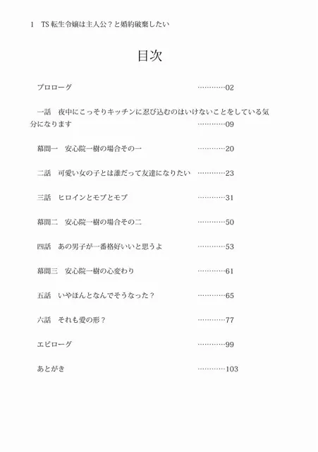 [雪月楓花]TS転生令嬢は主人公と婚約破棄したい