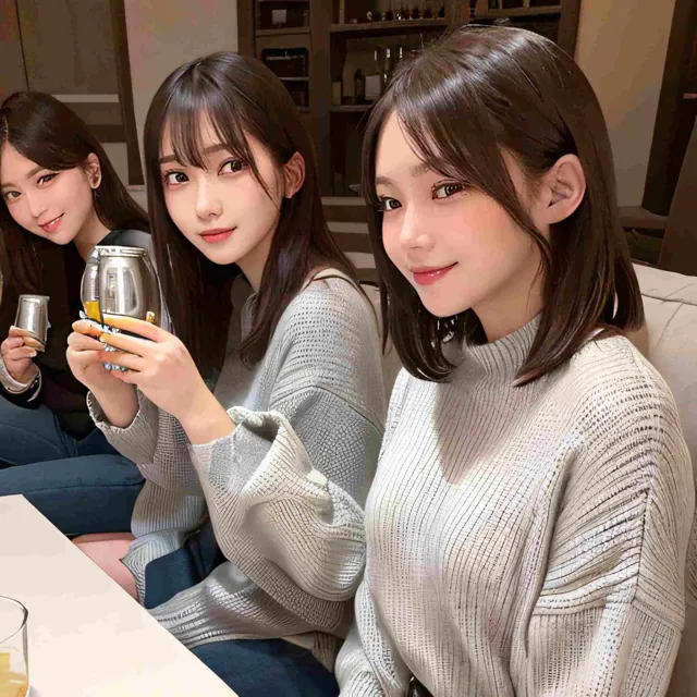 [女子大生つかまえた！]女子大生シリーズ 〜頭空っぽJD宅飲みで暴走！？〜