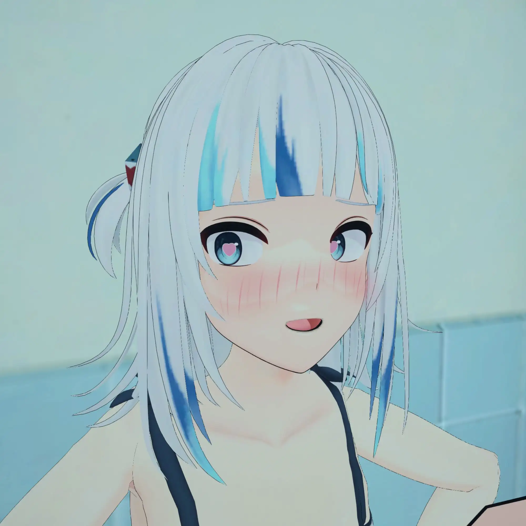 [あーるあーるあーる]【VR対応】サメちゃんと学校のトイレでえっち【日本語/English】