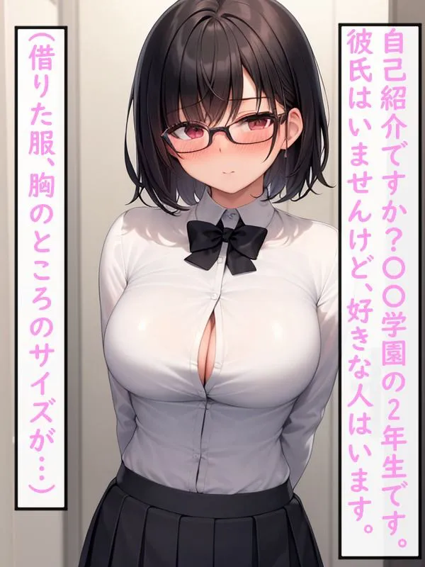 [Aiイラスト販売所]僕の大好きな地味系幼馴染（巨乳）がイメージビデオに出演していた話