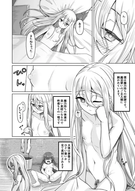 [ようかん堂]魔女見習い（♂）と搾精スライム