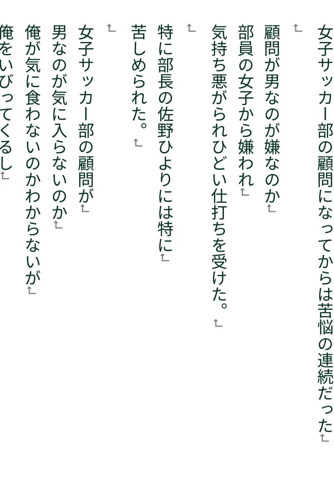 [あんまいキャベツだよ]キモい顧問に無理やりされたのに…性に目覚めた女部員雌豚と化す