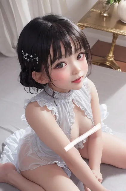 [迷える子乳首]いやらしいドレスに身を包む18歳童顔美少女