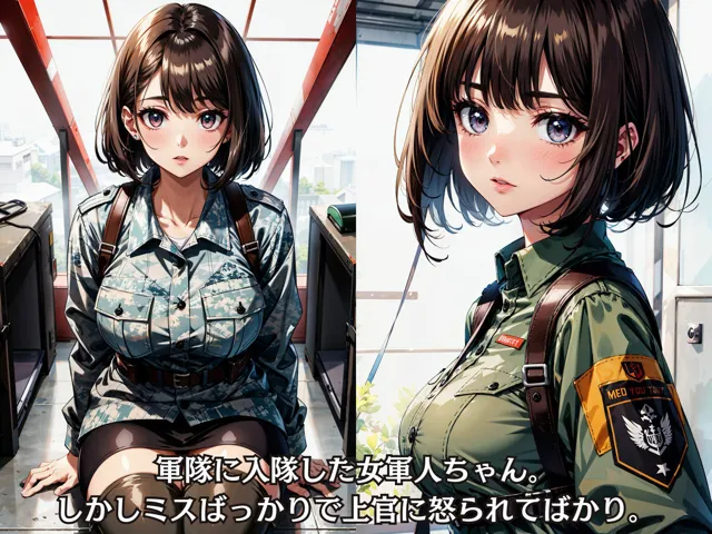 [okita]【50%OFF】性欲処理任務につく女軍人ちゃんの日常〜上官命令に逆らえず肉便器堕ち