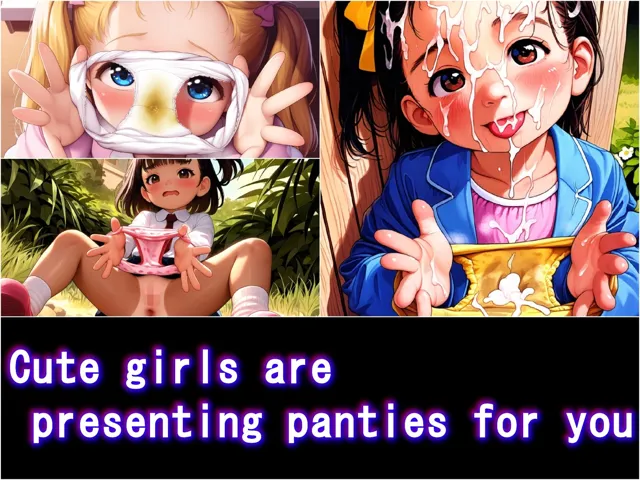 [パンツォ・デ・アヤトリー]Cute girls are presenting panties for you