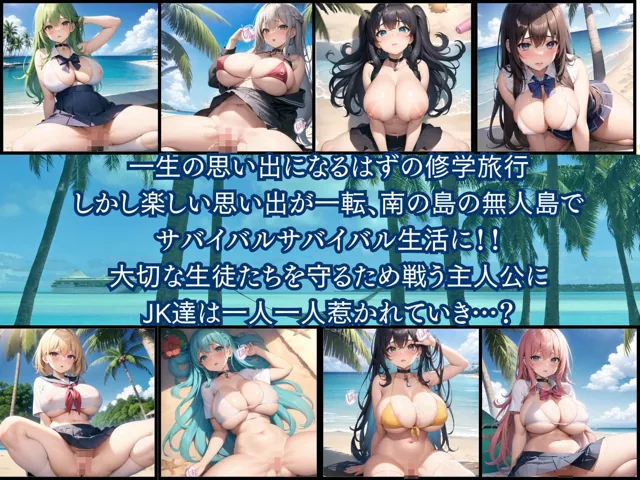 [エメラルドの館]【90%OFF】美少女漂流記〜無人島でJK達と中出しエッチ性活〜4