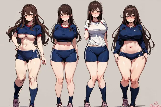 [満点星]【微エロ】ブルマ×美女を集めたCG集（175枚）【ソロ・下乳・巨乳・ハーレム・ローアングル・学生・人妻・眼鏡・赤面など】