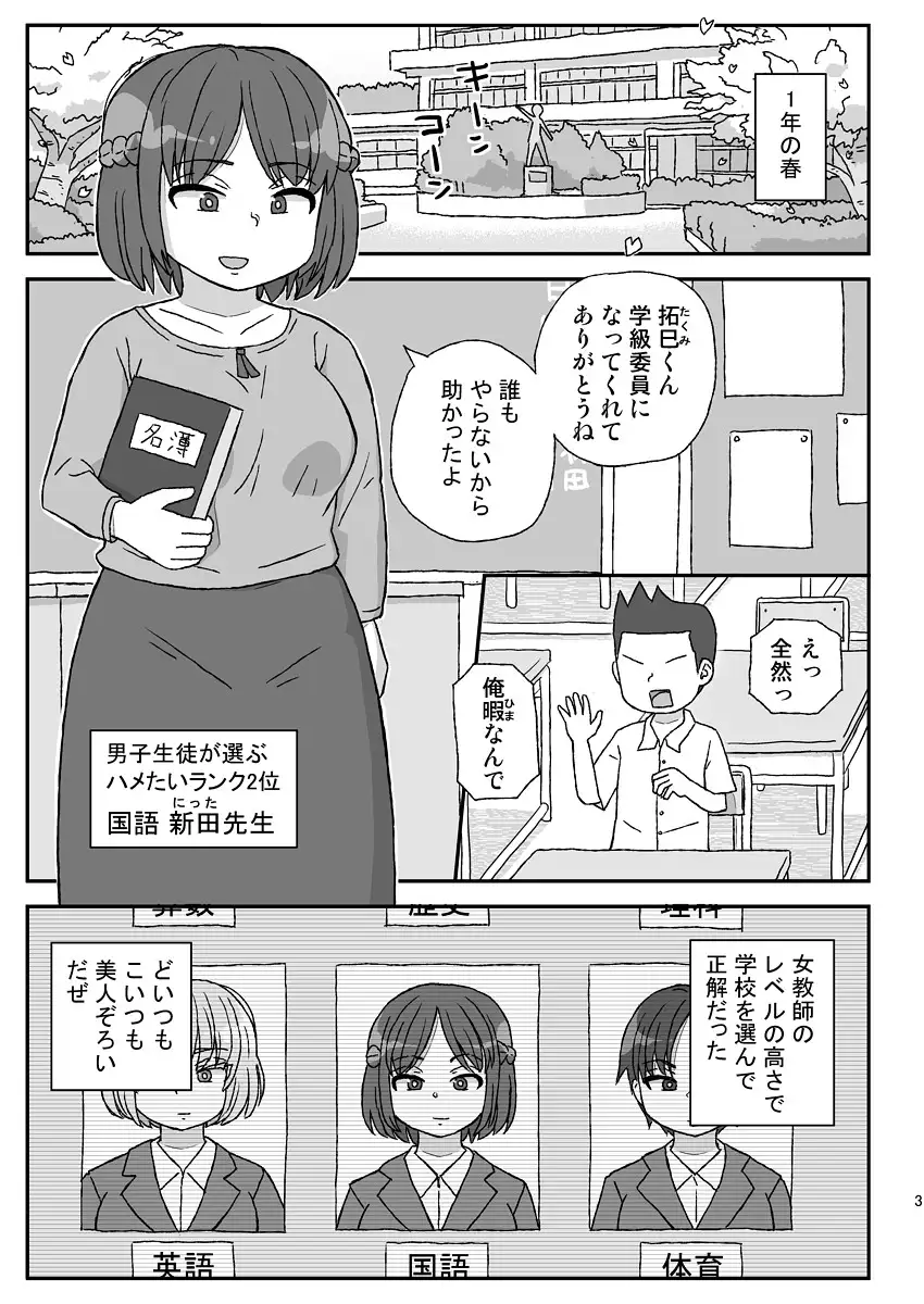 [自動操縦]学校は女教師を孕ませる場所