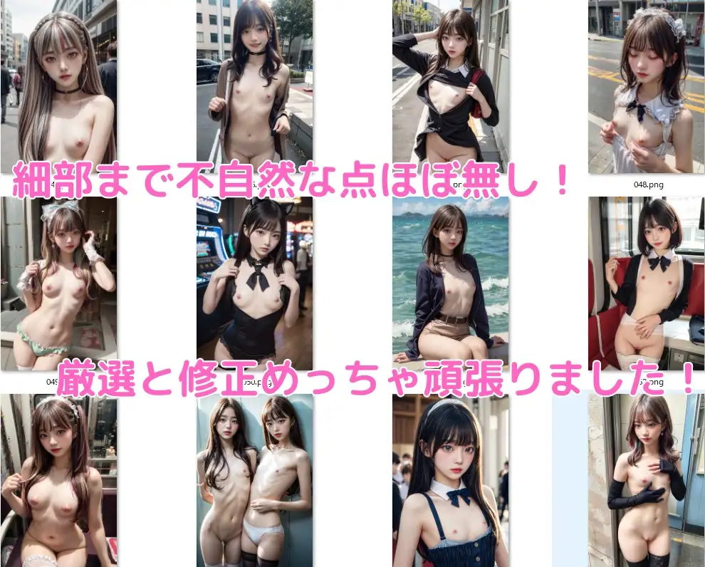 [マジカルパレット]貧乳美少女JK野外露出写真集