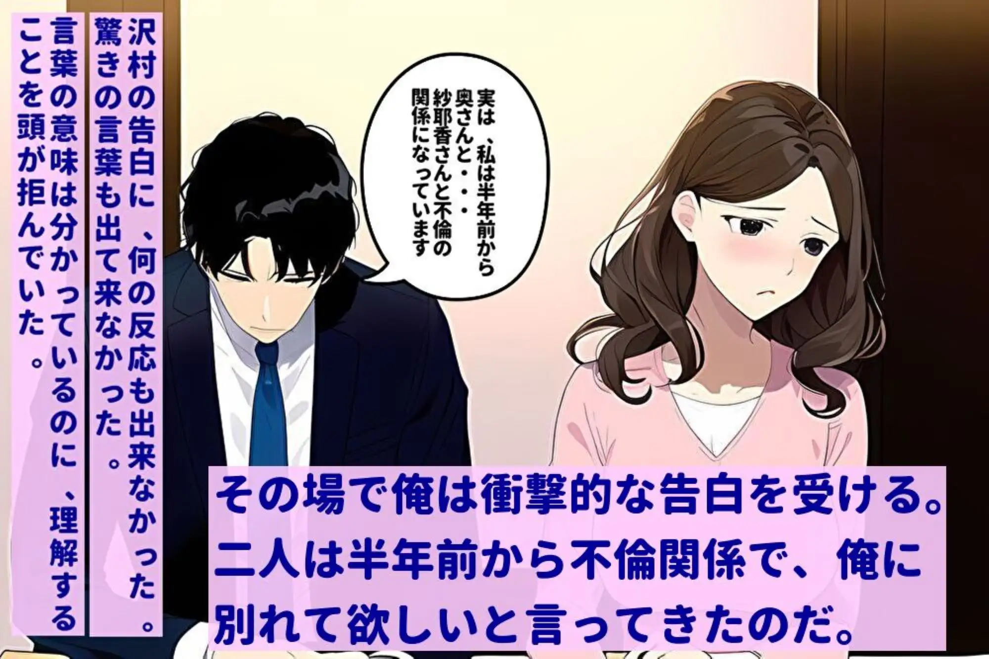 [暇人クラブ]最愛の妻がある日男と一緒に帰って来て、不倫しているから別れて欲しいと言ってきた。俺はそれを聞いて壊れてしまったんだ