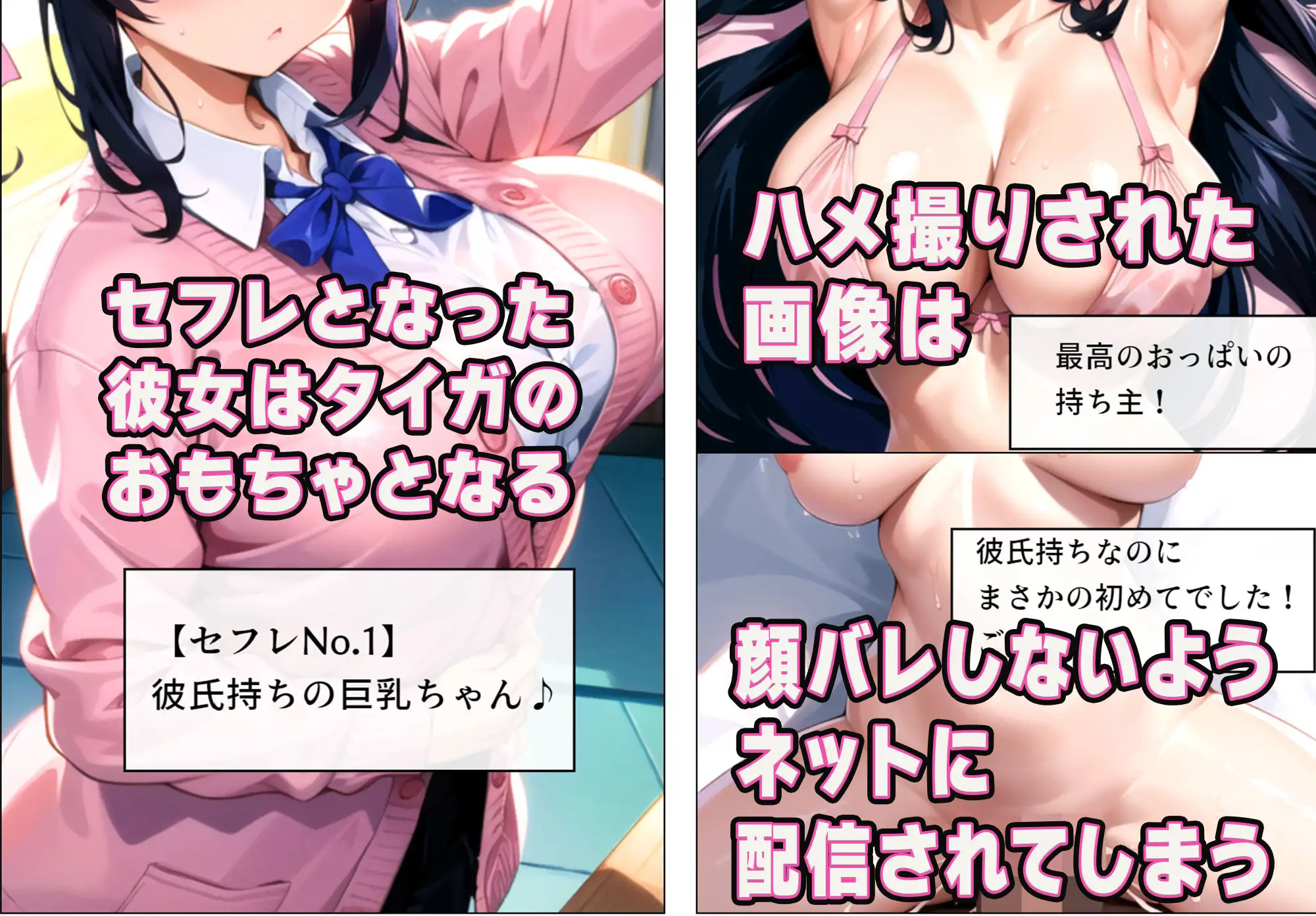 [雷覇]巨乳女子がヤリチン転校生に寝取られる 淫らに変えられる彼女-水瀬瑞穂編-