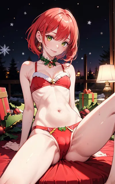 [AI ヤン]X’mas Lingerie クリスマスランジェリーイラスト