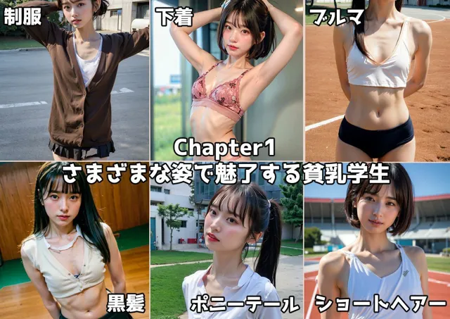 [創造出版]汚れなき可愛い貧乳学生の写真集