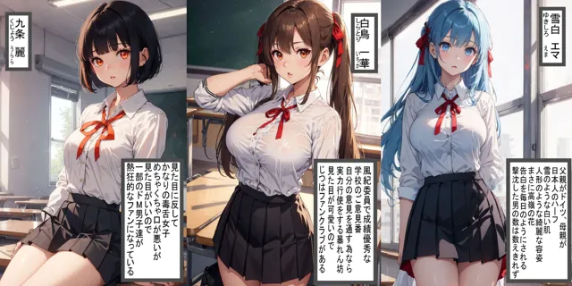 [ゆゆの森]調教学園 3人の狙われた女子校生