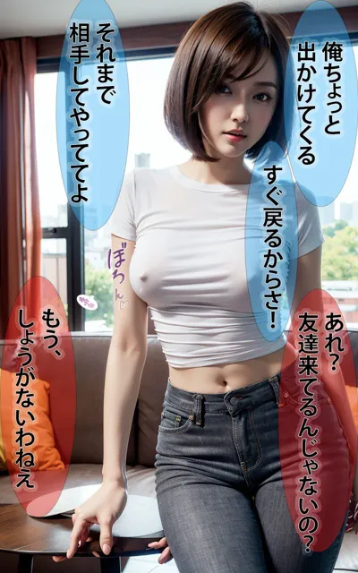 [かぞくまんが2（寝取り寝取られ）]【95%OFF】【R18写真集】スリム巨乳母の裸。ベスト50枚〜筆おろし編〜