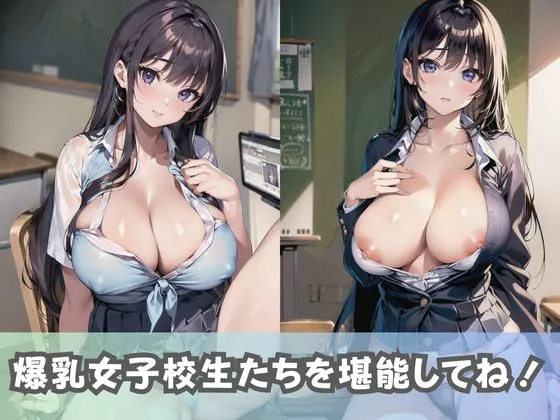 [美女AIコレクション]【爆乳女子校生】超巨乳の女子校生が男子を魅了！おっぱいしか勝たん！