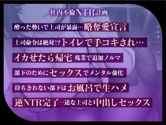 [甘美]【91%OFF】一途な女上司の不倫教育 〜新婚生活者を逆NTR【KU100】