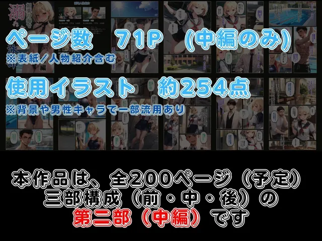 [ピンク堂書店]媚薬の海に溺れた水泳部（人魚）中編