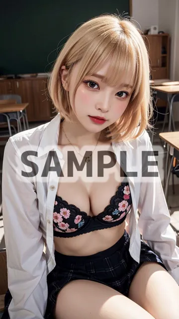 [AI愛create]金髪JK「あいちゃん」のハメ撮りヌード写真集