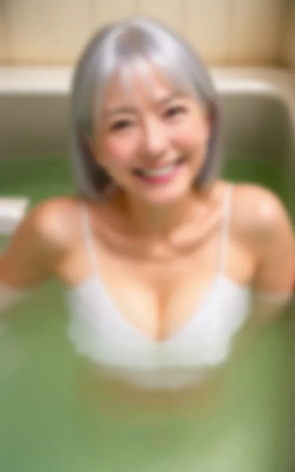 [熟女コレクターズ企画]【熟女と混浴】混浴温泉に60歳美女と一緒に・・・笑顔が素敵なGカップの巨乳熟女