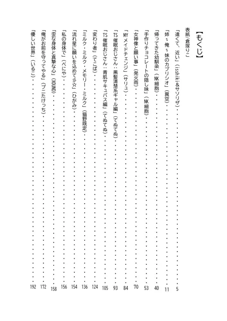 [ほしぞらキャンプ]冬のほのぼのほっこりハートフルTSF合同