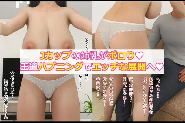 [SR3DART]【20%OFF】だらしない姉とエッチなハプニング系