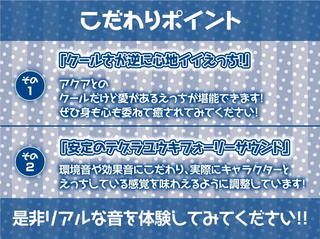 [テグラユウキ]クールメイドさんは夜になるとベッドに来て仕事だから淡々とヌいてくれる【フォーリーサウンド】