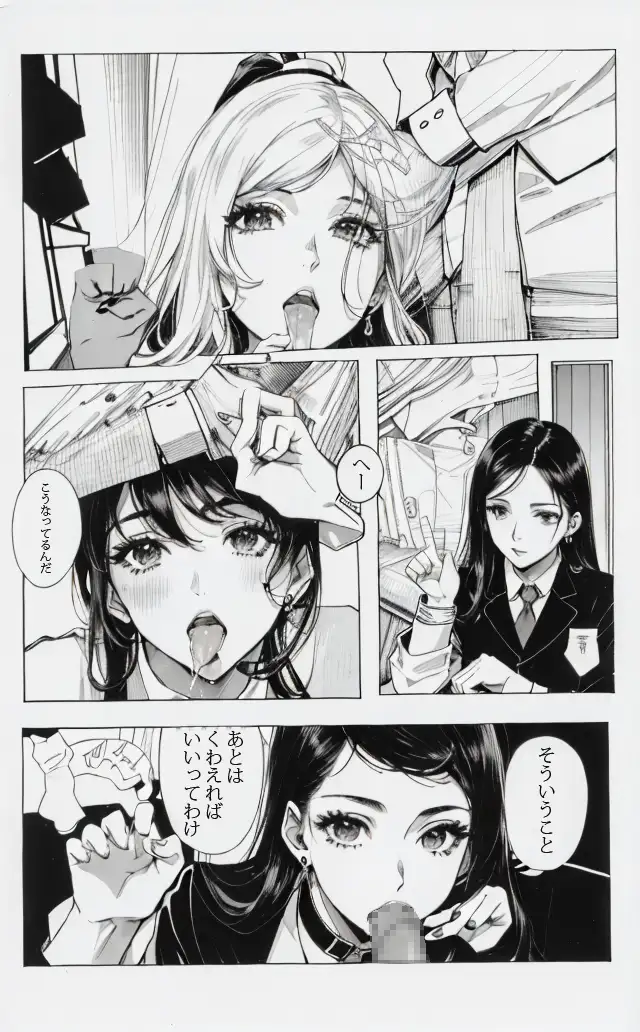 [想像漫画倶楽部]舐めたい女と咥えるおんな