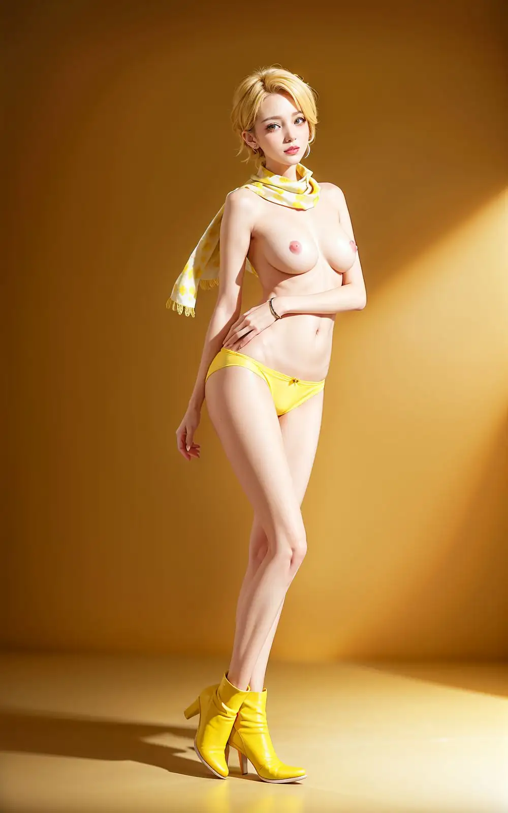 [AI ヤン]Yellow Rose Lingerie