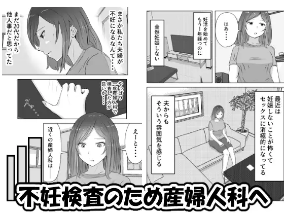 [リゾマン漫画工房]悪徳産婦人科医に検査と称して即ハメ中出しされた人妻