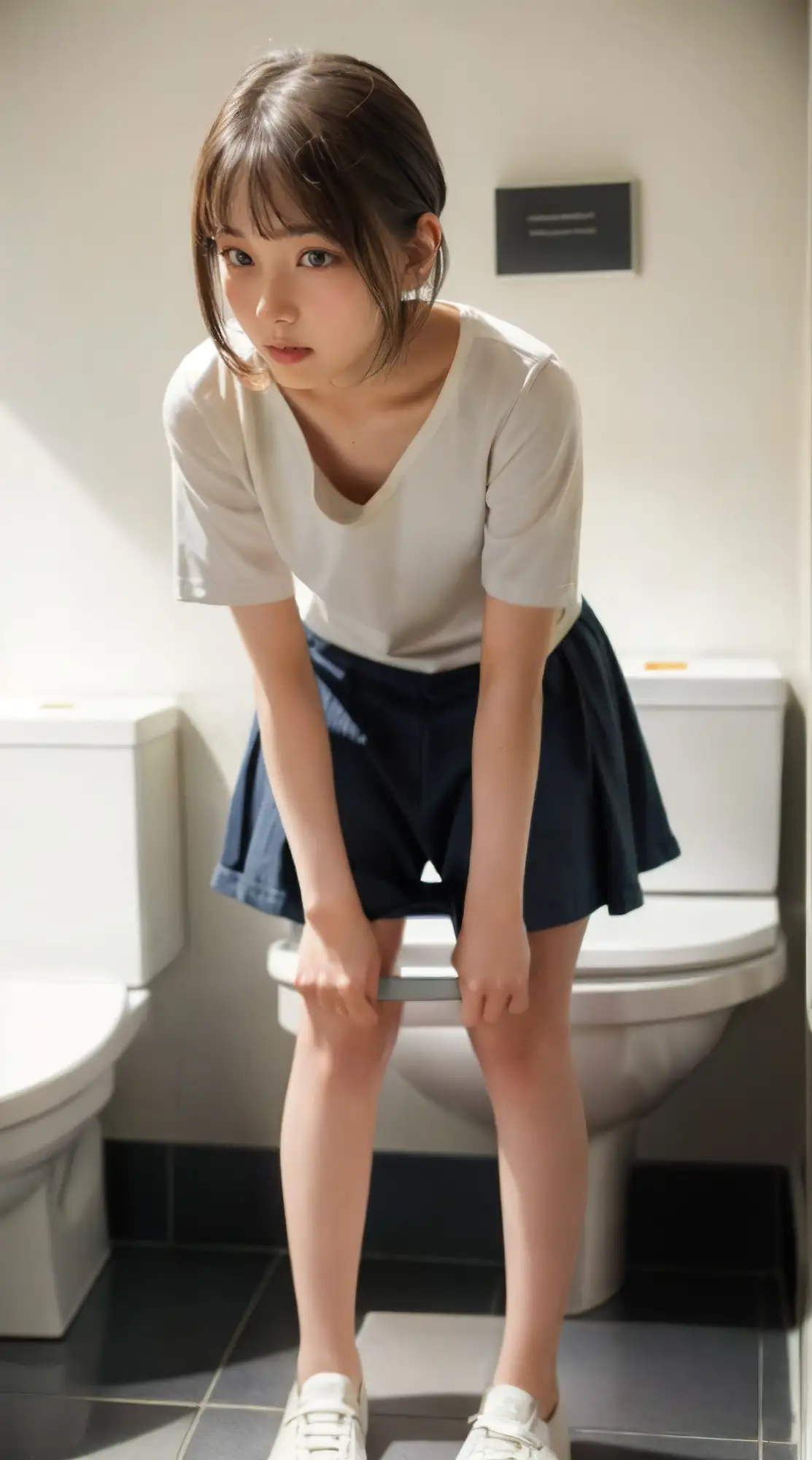 [たぬぽん]トイレで脱いで貰いました。