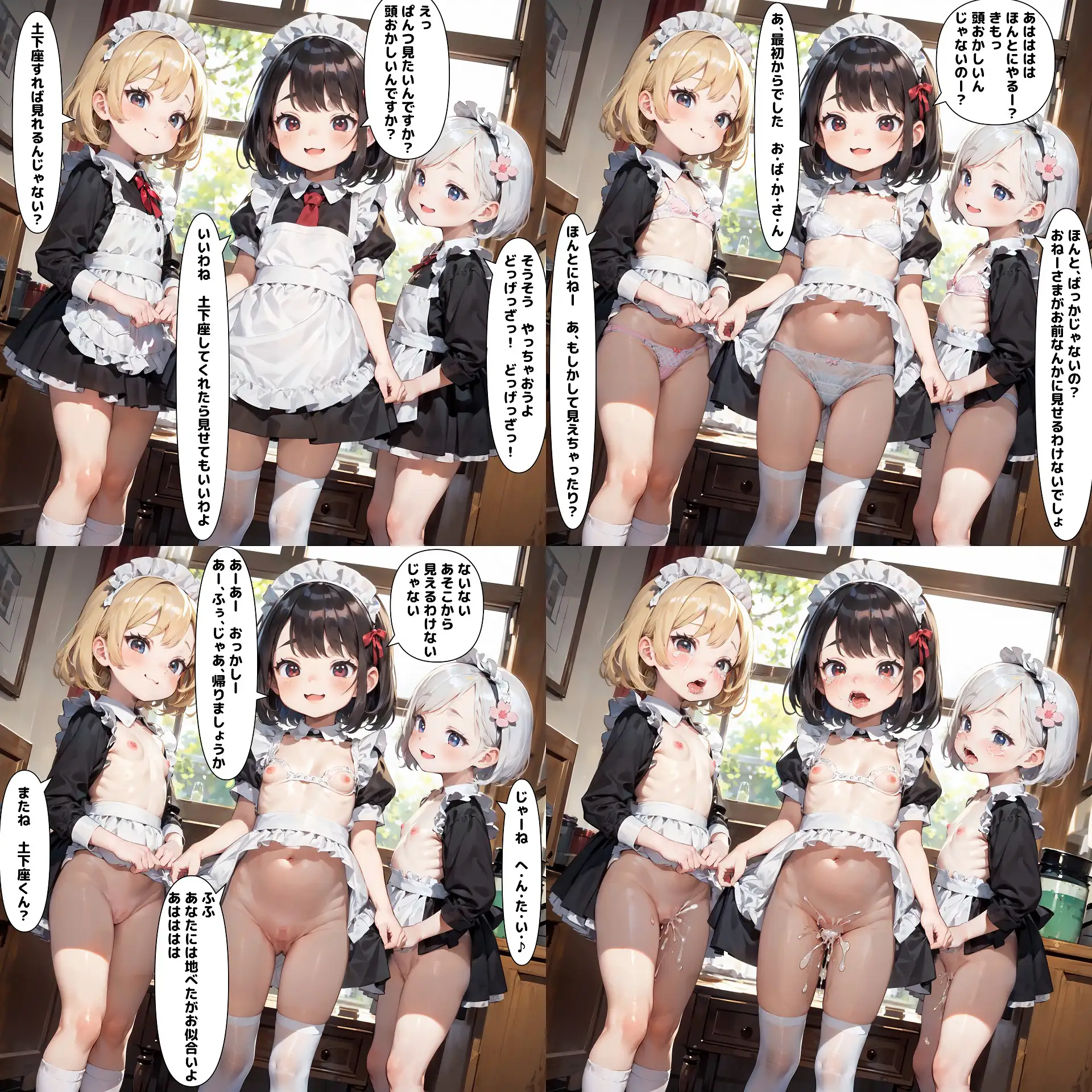 [ぽーたる]メイドさんが可愛いだけ下着裸絶頂差分