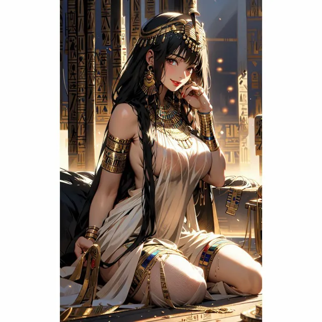 [AI美女]「古代の誘惑」 クレオパトラの美と官能の秘密