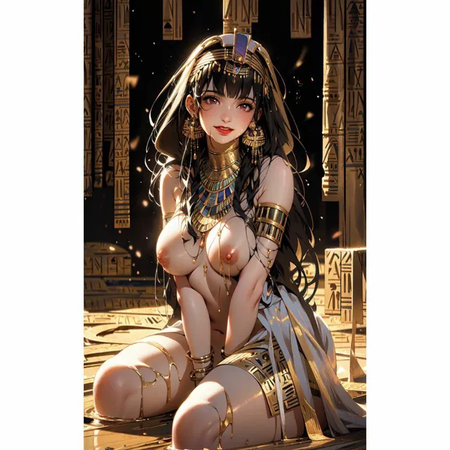 [AI美女]「古代の誘惑」 クレオパトラの美と官能の秘密