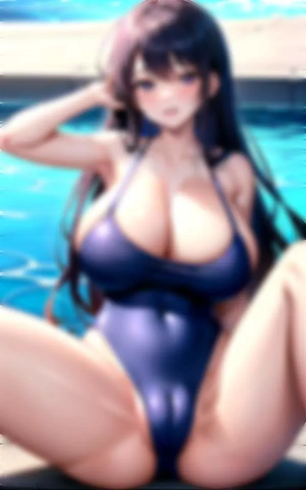 [美少女PRO]【90%OFF】大人スク水 練習後の秘密時間 スク水ズラしてプールサイドで・・・