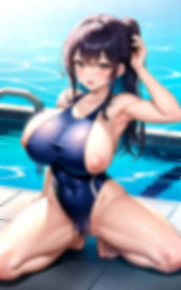 [美少女PRO]【90%OFF】大人スク水 練習後の秘密時間 スク水ズラしてプールサイドで・・・