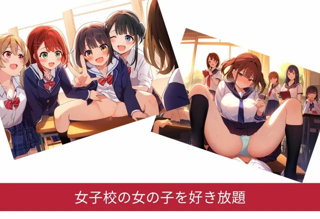 [エロロ兵長]【女子風呂・女子校・アイドルグループ】女の楽園で乱交無双｜俺だけのハーレムにようこそ（温泉・濡れ透け・学校・制服・ステージ・芸能人）女の子がいっぱいイラスト500枚