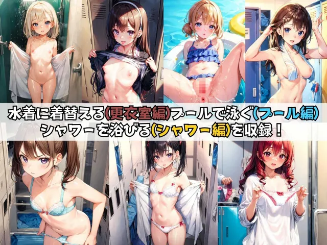 [スクールパラダイス]【90%OFF】夏の市民プールに可愛い少女たちがいたので声をかけてみたら…（セリフ付き）